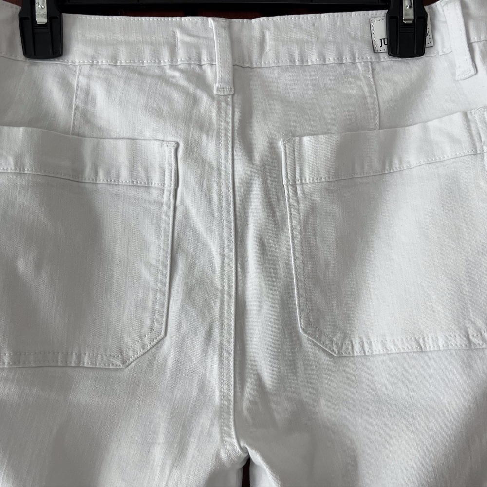 Judy Blue White Flare Jeans